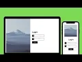 Fully Responsive Login Form using HTML3 CSS3 and Javascript