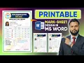 School Progress Report Card Design in MS Word Beginner to Advanced
