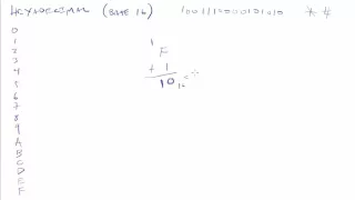 003 - Base 16 Hexadecimal Numbering