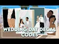 WEDDING DAY DECAL CODES For Berry Avenue And Bloxburg