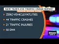 NYE traffic crash report