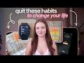 My Top 7 Healthy Habits I Started and Quit in 2026