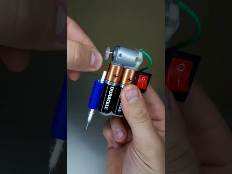 WOW😱 Powerful Tattoo Machine made from a Pen and a Battery  Tutorial