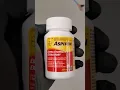 Turning aspirin pills into mint flavor