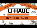 U-Haul Is Hiring For 13 Remote Jobs Work From Home 2025 Remote Jobs