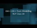 English aiClub AI - NLP Class 14 LSA LDA Topic Modelling With Shailendra Kadre