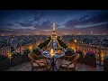 Download Lagu Romantic Rooftop Jazz in Paris ☕ Smooth Jazz Instrumental \u0026 Bossa Nova for Study, Focus and Calm