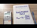 Newton Raphson Method Past Paper Solution Part 2 Numerical Computing Step-by-Step Exam Question