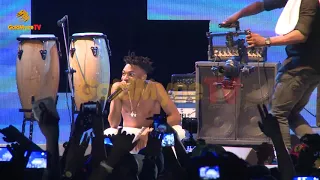 mayorkuns performance at close up cool breeze party unilag edition