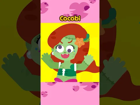 Putri Duyung Jadi Zombie Hijau!🧜‍♀️🧟‍♂️ #shorts #Cocobi