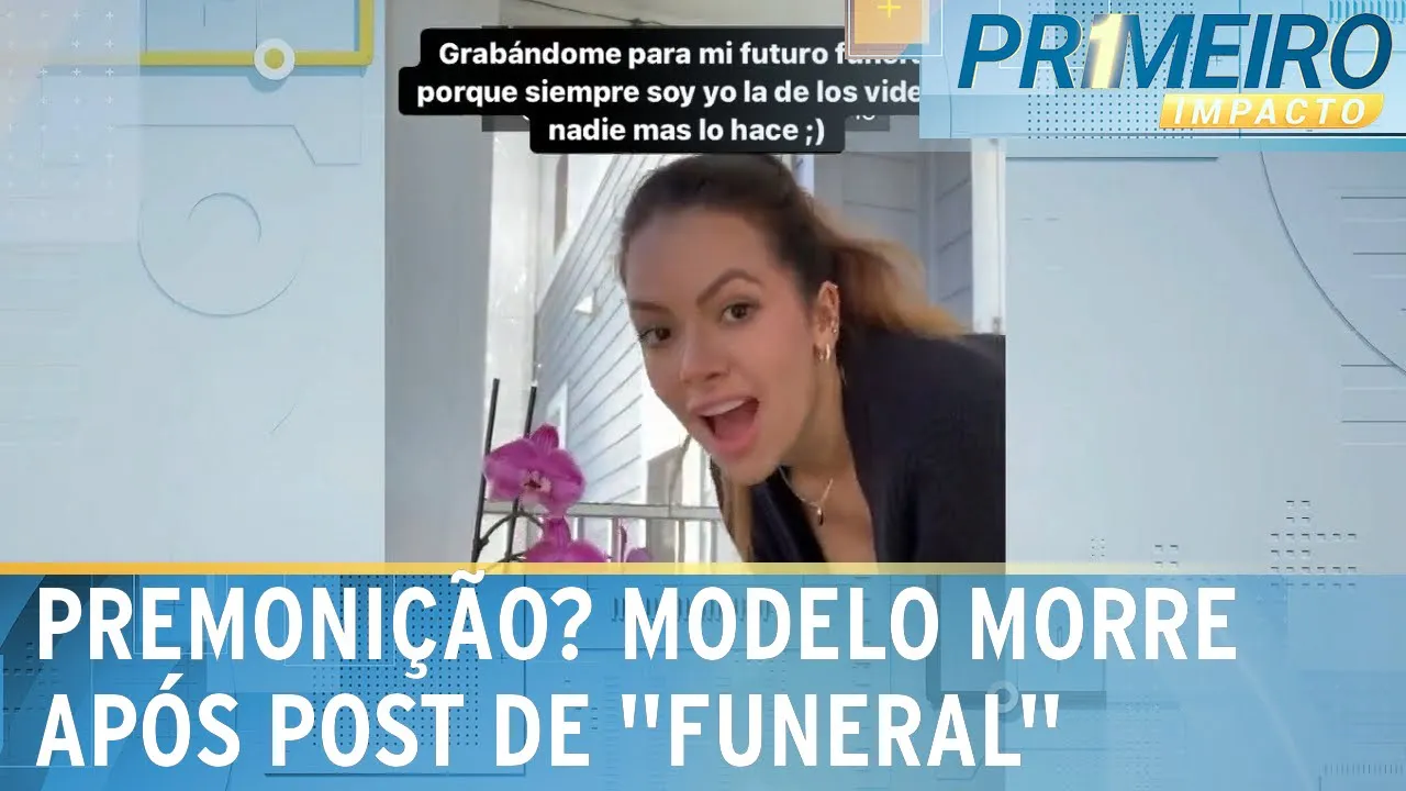 Modelo venezuelana morre após publicar que iria para o próprio funeral | Primeiro Impacto (07/08/23)