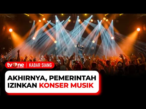 Kabar Gembira, Pemerintah Izinkan Konser Musik Hingga Resepsi Nikah Skala Besar