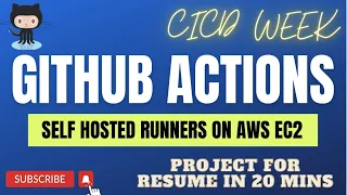 GITHUB ACTIONS SELF HOSTED RUNNERS ADD THIS PROJECT TO YOUR RESUME
