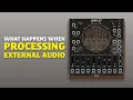 What happens when you process external with Droplet