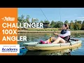 PELICAN CHALLENGER 100X ANGLER Kayak on Water - Only at Academy Sports Outdoors