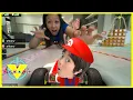 Download Lagu Mario Kart in REAL LIFE ! Ryan Plays Mario Kart LIVE HOME CIRCUIT!