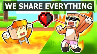 Download Minecraft but we SHARE EVERYTHING MP3