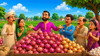అత్యాశ ఉల్లిపాయల వ్యాపారి I Greedy Onion Seller Story in Telugu I Maa Maa TV