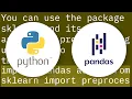 Normalize columns of a dataframe