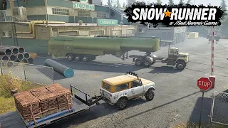 ENTREGUEI UM IMPLEMENTO PESADO! - Snowrunner #6