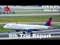 4K Trip Report Delta Air Lines Airbus A321 Economy Detroit DTW to Atlanta ATL