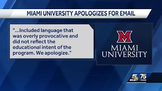 Miami University apologizes for overly provocative email that went out to students