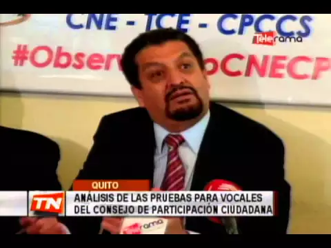 Análisis de las pruebas para vocales del consejo de participación ciudadana