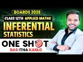 INFERENTIAL STATISTICS SUPER ONE SHOT Class 12 Applied Maths CA Ankush Raj Sri Kautilya