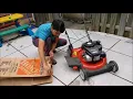 Adding catch bag to a Lawnmower