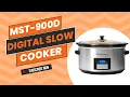 MST-900D Digital Programmable XL Jumbo Slow Cooker