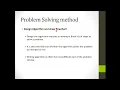 class 10th problem solving problem solving method design algorithm analyze the problem lecture