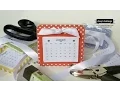 Coaster Easel Calender