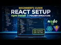 How to Install React js with Vite Beginner Tutorial 2026