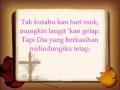 Lagu Tuhan Yang Pegang + lirick