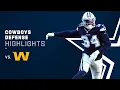 Best Defensive Plays by the Cowboys in Week 14 vs Washington Dallas Cowboys