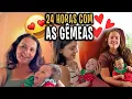24 HORAS COM AS GÊMEAS - MUITA FESTA E COMILANÇA O DIA INTEIRO