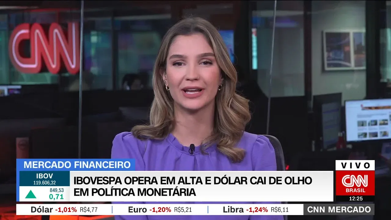 CNN Mercado: Ibovespa opera em alta e dólar cai de olho em política monetária | 19/06/2023