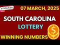 South Carolina Midday Lottery Results For - 07 Mar 2025