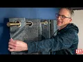 Installing Blackout Curtains and Rod over Door Trim