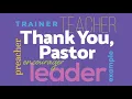 PASTOR APPRECIATION SUNDAY 2021