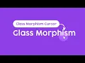 Custom Cursor With Glass Morphism Effect With CSS And JavaScript