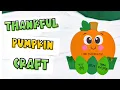 Thankful Pumpkin Craft
