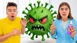 Настя играет в доктора – учим мыть руки и заботиться о здоровье