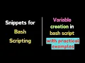 Creating variables in Bash A comprehensive guide with practical examples