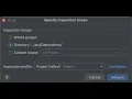 Automatic Code Inspection in Intellij