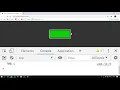 Real Time Battery Indicator - Javascript HTML