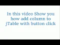 how add column to jtable dynamically add column with button click