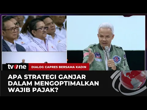 Jawaban Ganjar Soal Peningkatan Rasio Pajak
