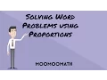 Math Proportion word problems