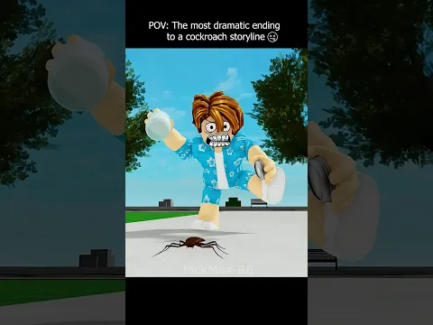 RIP Lil Broβs cockroach π #roblox #robloxanimation #usa